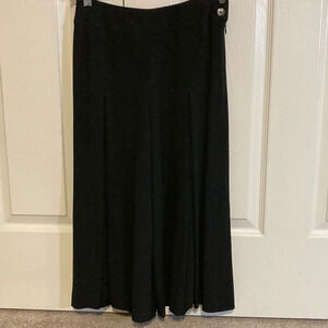 Talbots Petites Black Culottes / Gauchos 2P